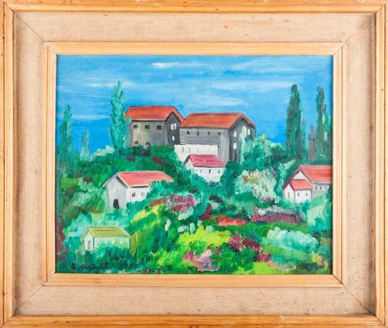 Alfonso Omiccioli - Paesaggio Toscano