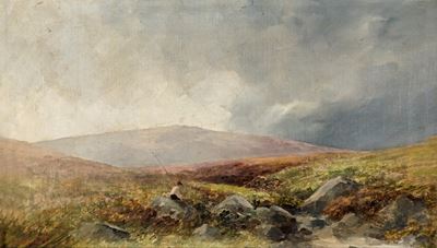 Paesaggio Montano con Figura