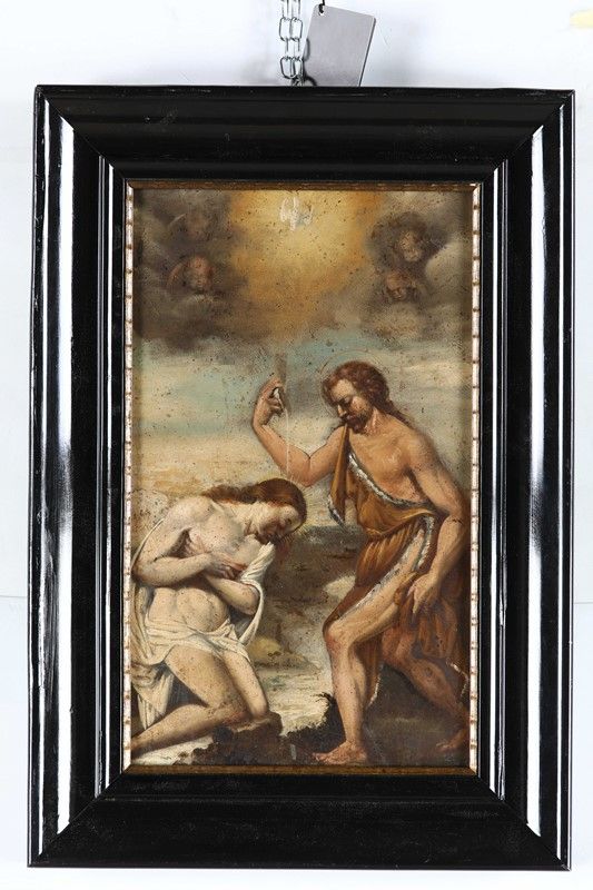 Scuola Veronese. XVII Secolo - Battesimo di Cristo