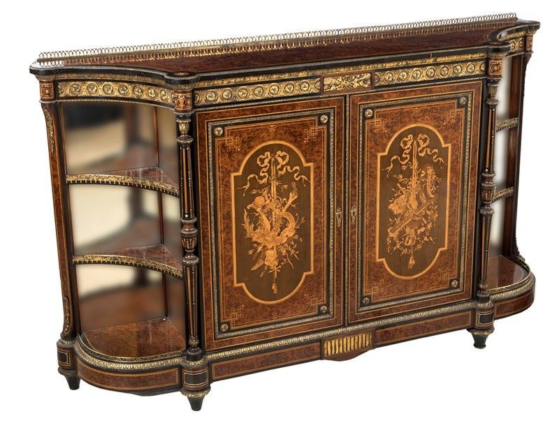 Credenza in Legno Intarsiato