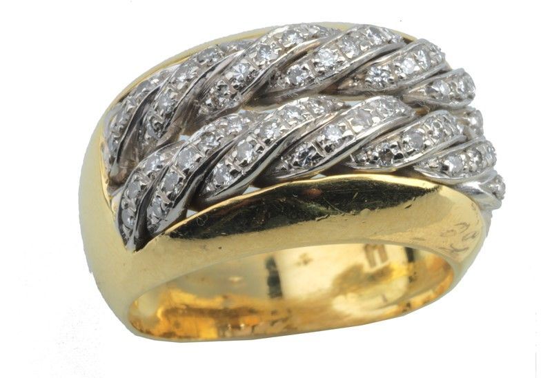 Fascia in Oro e Brillanti