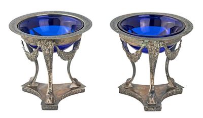 Coppia di Saliere in Argento