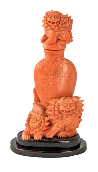 Snuff Bottle in Corallo