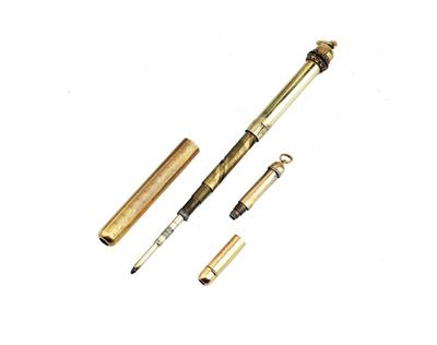 Lotto di Antiche Matite in Oro