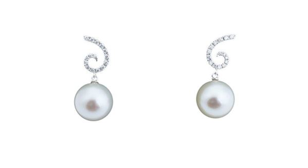 ORECCHINI CON PERLE E BRILLANTI