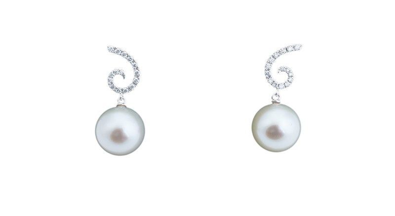 Orecchini con Perle e Brillanti