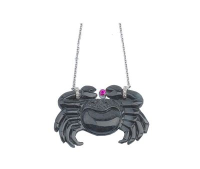 Collana Granchio che Mangia