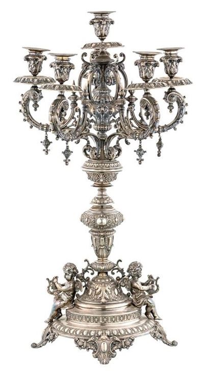 Candelabro in Argento