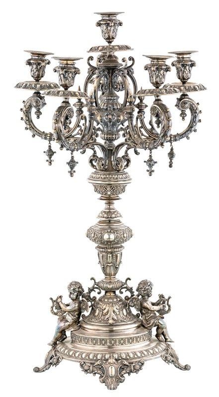 Candelabro in Argento
