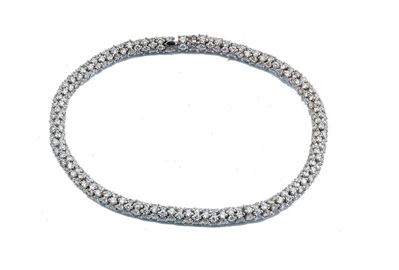 Bracciale in Oro Bianco e Brillanti