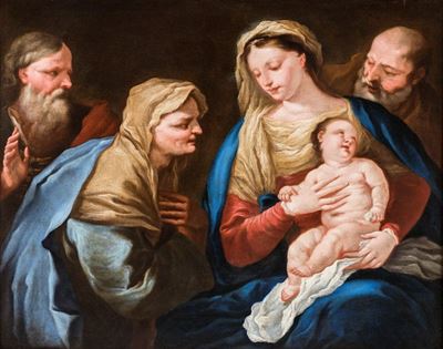 Sacra Famiglia con Sant'anna e Gioacchino