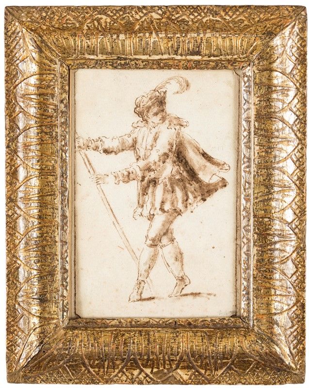 Scuola Italiana del XVIII Secolo - Coppia di Paggi