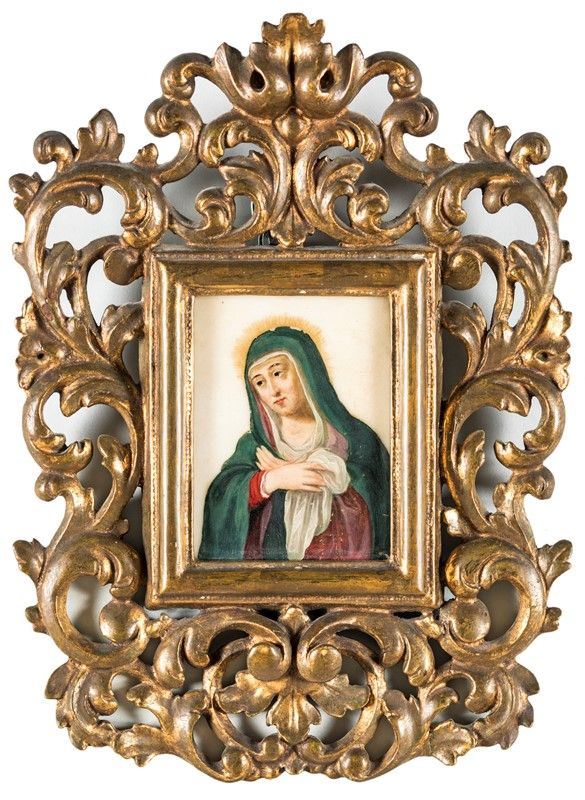 Scuola di Anversa del XVII Secolo - Vergine Addolorata