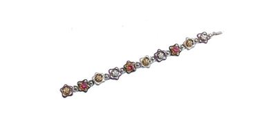 Bracciale in Oro Bianco e Giallo