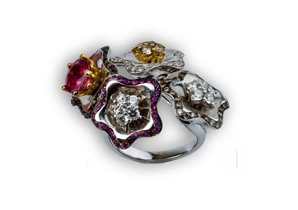 ANELLO IN ORO BIANCO