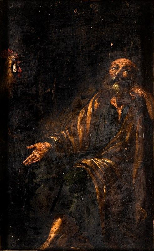 Scuola Italiana del XVII Secolo - San Pietro Penitente