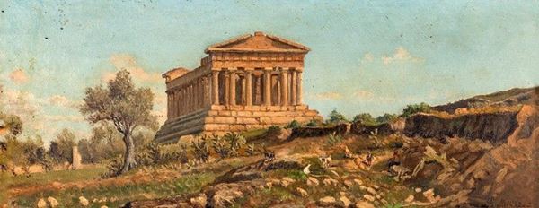 Luigi Bellitti - VEDUTA DEL TEMPIO DI PAESTUM
