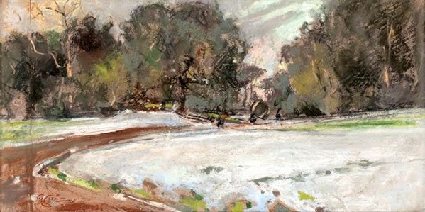 Guido Casciaro - PAESAGGIO INNEVATO