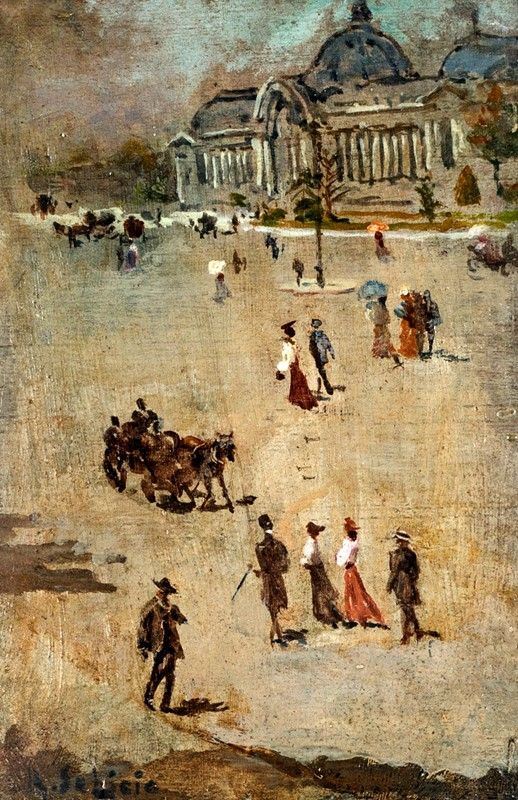 L&#233;onardo De Lisio - VEDUTA URBANA DI PARIGI