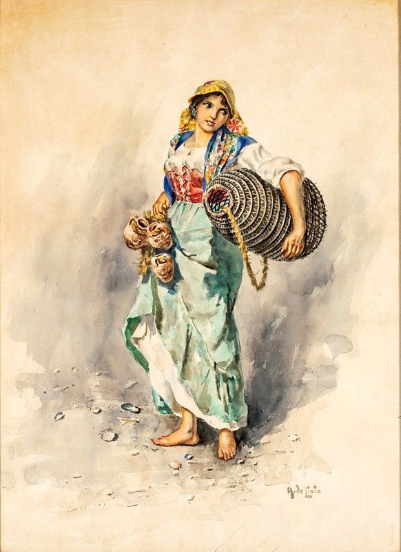 Léonardo De Lisio - Ritratti di Giovani Popolane