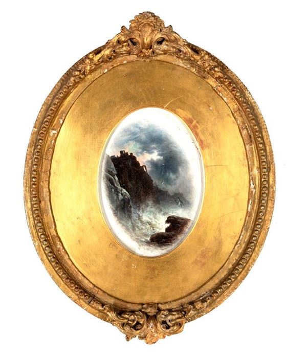 Walter William - COPPIA DI VEDUTE COSTIERE