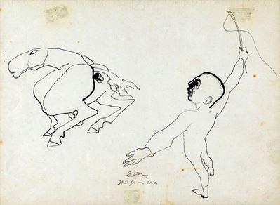 Lotto di 4 Disegni