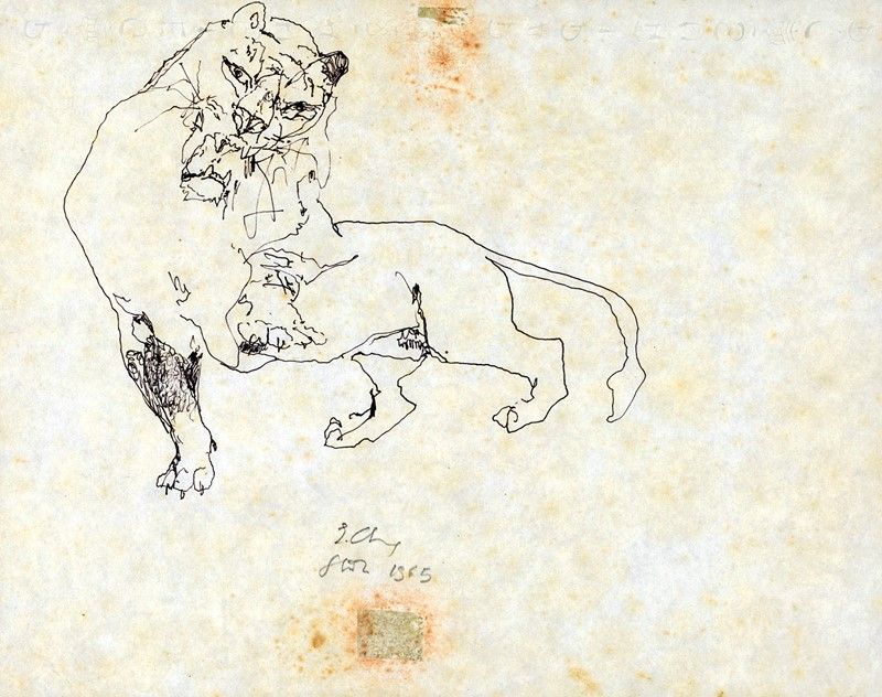 Lotto di 4 Disegni