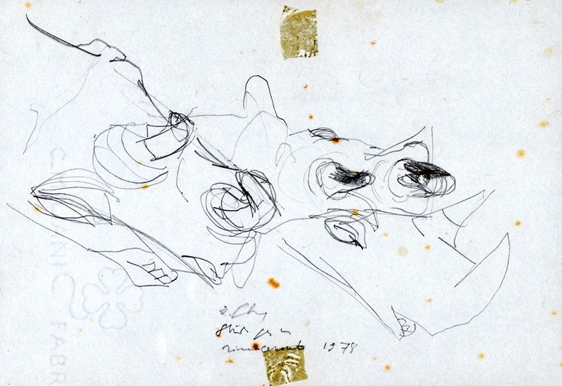 Lotto di 4 Disegni