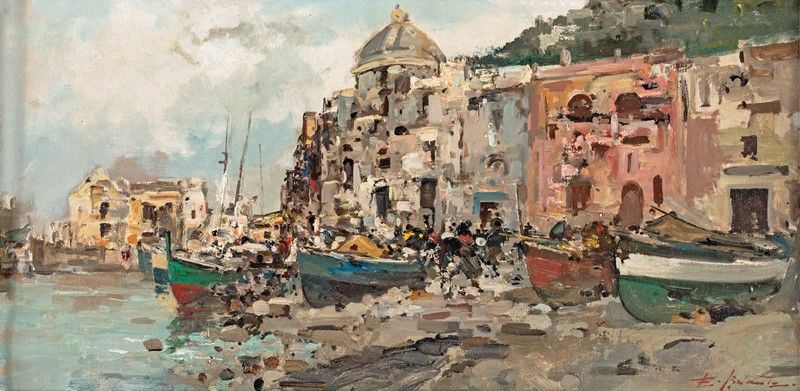 COPPIA DI VEDUTE COSTIERE NAPOLETANE