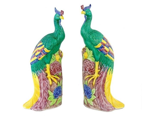 COPPIA DI SCULTURE