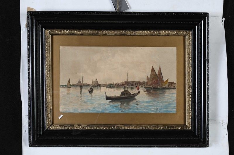 Emanuele Brugnoli - Veduta della Laguna di Venezia