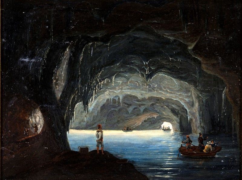 VEDUTA DELLA GROTTA AZZURRA A CAPRI