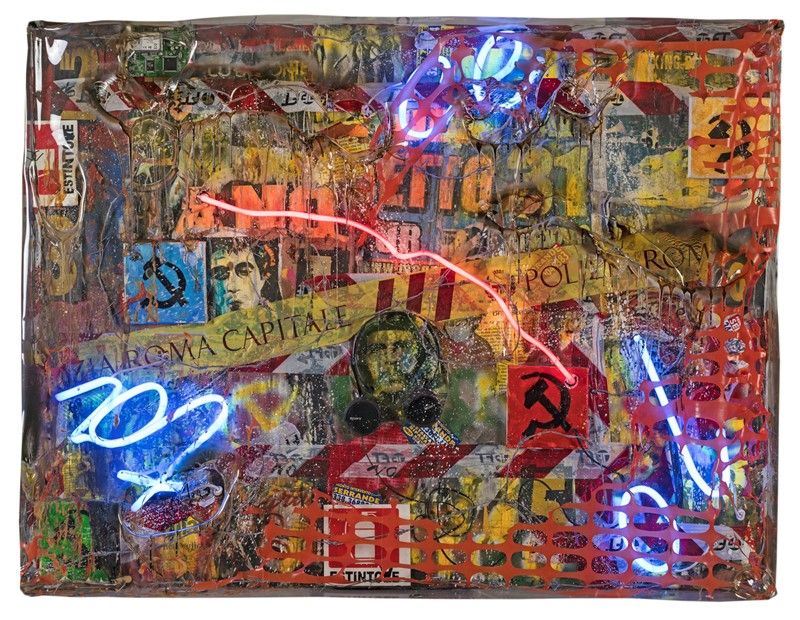 Enrico Dicò - Omaggio a Rauschenberg