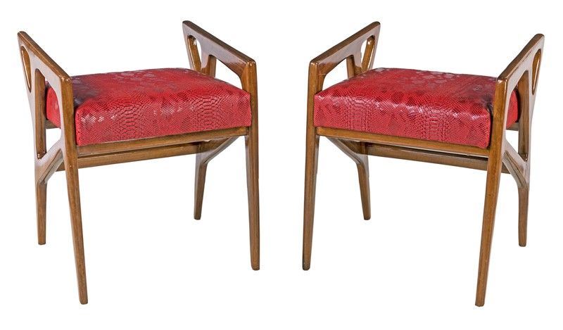 Giò Ponti - Coppia di Sgabelli