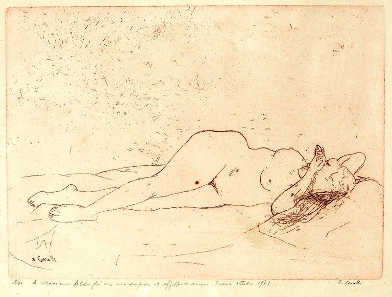 Emanuele Cavalli - Nudo di Donna