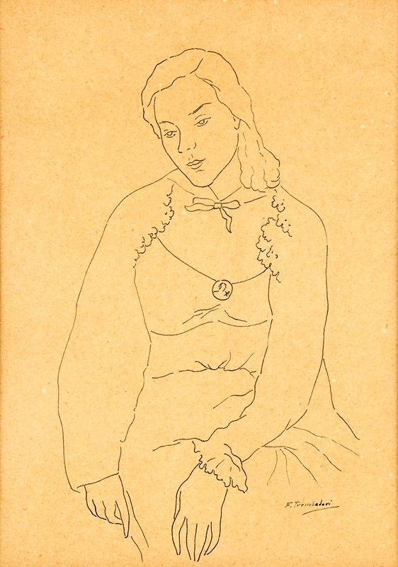 Francesco Trombadori - Ritratto di Donna