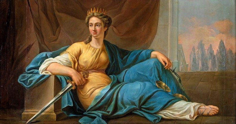 Scuola Neoclassica - Allegoria della Giustizia