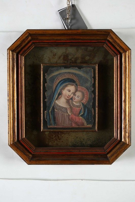 Scuola Italiana del XVIII Secolo - Madonna Col Bambino
