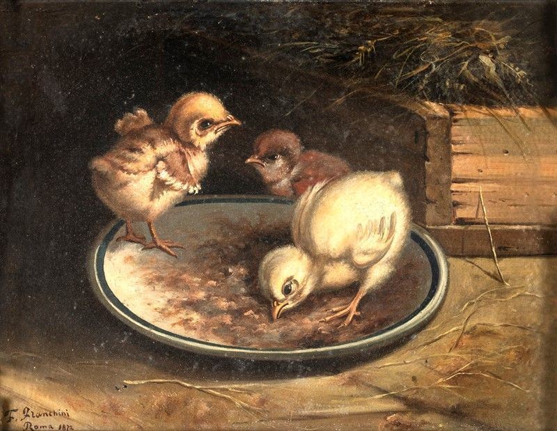 F. Franchini - Il Pasto dei Pulcini
