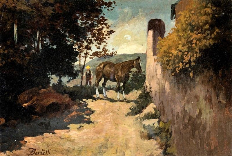 Flavio Bertelli - Scorcio di Paese
