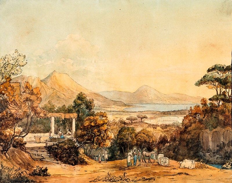 Scuola di Posillipo - Veduta del Golfo di Napoli
