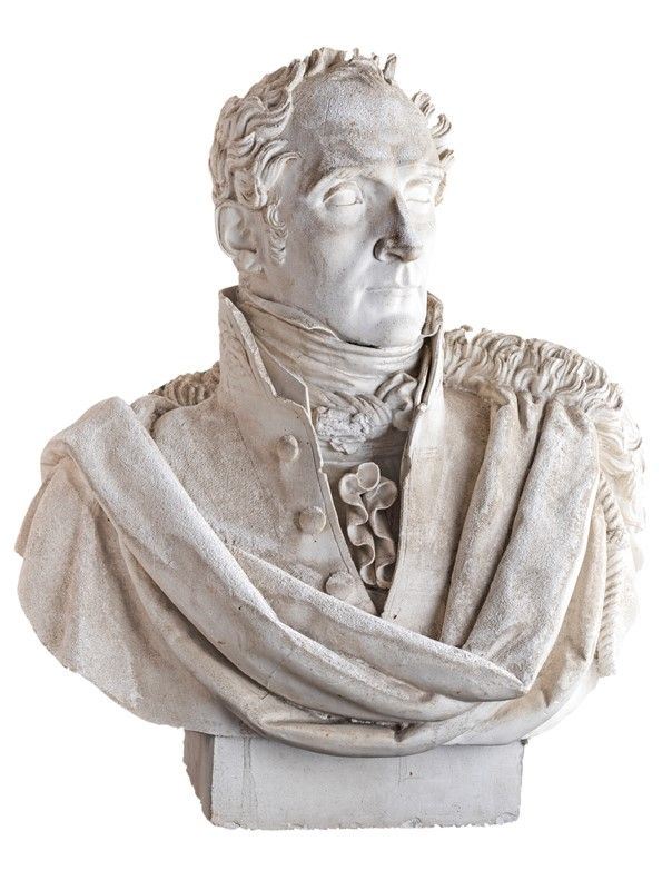 Fortuné Dominique Maggesi - Busto in Gesso