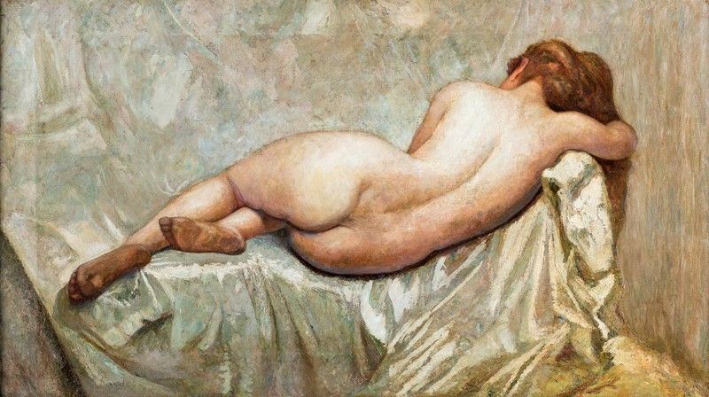 Giuseppe Amisani - Nudo di Donna Distesa