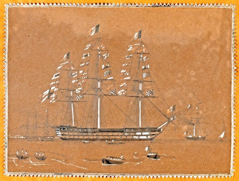 Pittore del XIX Secolo - Coppia di Disegni