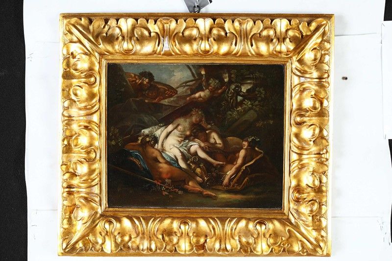 Francois Boucher - Baccanti Addormentate con Satiri