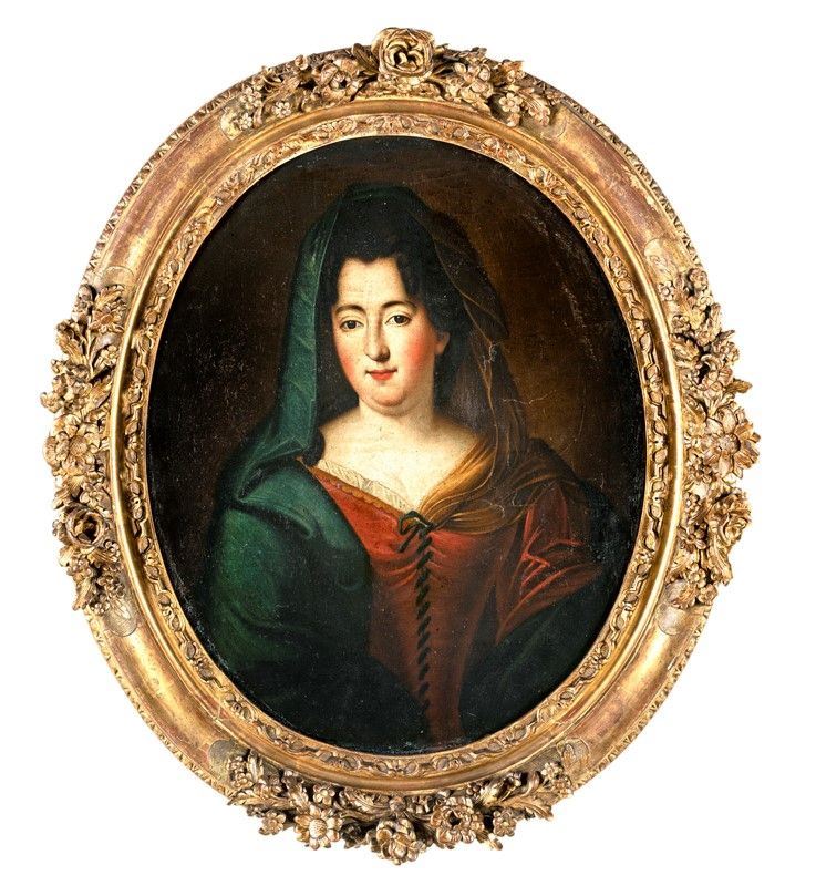 Scuola Francese del XVIII Secolo - Ritratto di Gentildonna