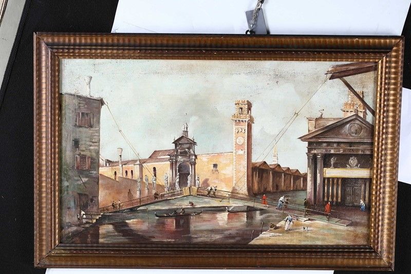 Pittore del XX Secolo - Coppie di Vedute di Venezia