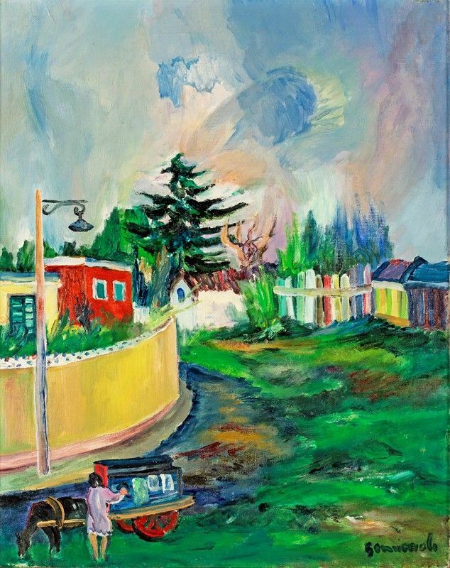 Giovanni Omiccioli - Paesaggio Urbano (ponte Milvio)