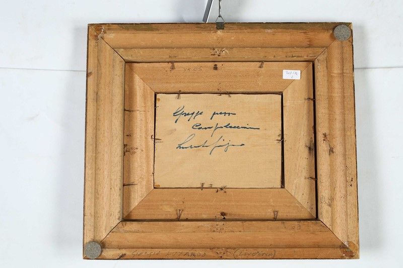 PAESAGGIO CAMPESTRE CON ANIMALI AL PASCOLO