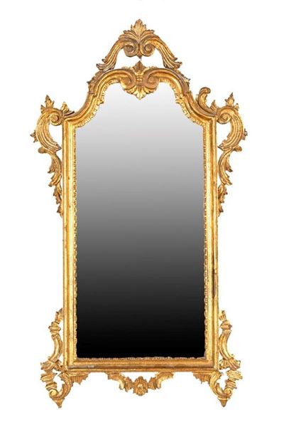 Specchiera in Legno Dorato